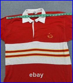 Vintage CCCP Soviet Union Rugby Polo Shirt Long sleeve check mesurments