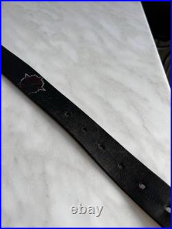 Vintage CCCP USSR ARMY Y2K Streetwear Leather Belt 70s/80s Soviet Union Glamour