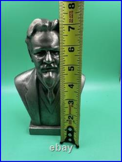 Vintage Communism FELIX DZERZHINSKY Metal Bust Statue Soviet Union USSR