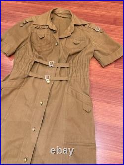 Vintage Dress women military soldier soviet period Original