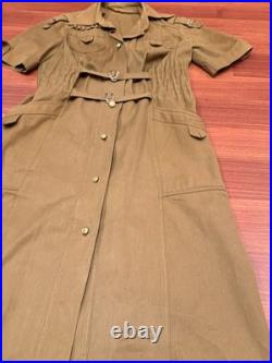 Vintage Dress women military soldier soviet period Original