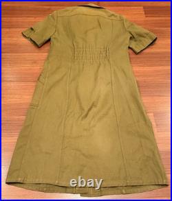 Vintage Dress women military soldier soviet period Original