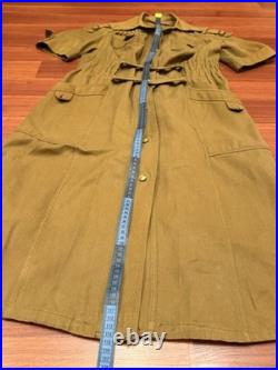 Vintage Dress women military soldier soviet period Original