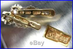 Vintage Earrings 583 GOLD 14K Soviet Union Russian USSR 3.71g Original