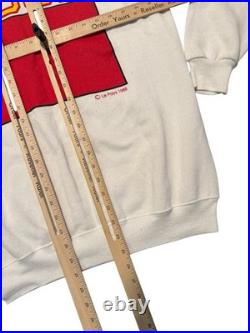 Vintage Hanes 1988 Le Pays Soviet Union CCCP Crewneck Sweatshirt Size L Rare