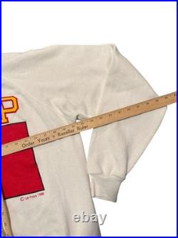 Vintage Hanes 1988 Le Pays Soviet Union CCCP Crewneck Sweatshirt Size L Rare