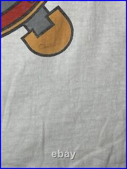Vintage KGB USSR Soviet Union Propaganda 80's White Single Stitch T-Shirt