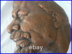 Vintage LENIN Bust USSR Cast Wall Building PLAQUE Soviet Union Russia 5.5 lb 13