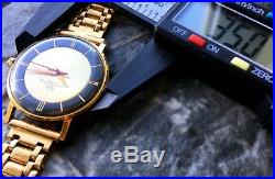 Vintage LUCH USSR 70s cal. 2209 old wrist watch Gold Plated 23 Jewels