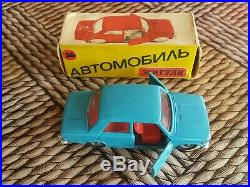 Vintage Lada Vaz 2101 Ziguli Metal Car 70' Original Box 143 Soviet Ussr Cccp