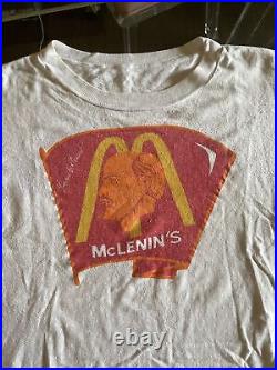 Vintage McLenin's Party is Over T-Shirt Soviet Union Russia Lenin Communist