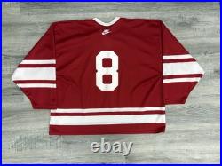 Vintage Nike V-Series CCCP Soviet Union Russia Hockey Jersey USSR Size XXL #8