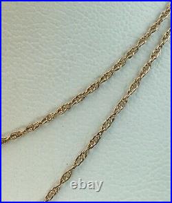 Vintage Original Soviet Rose Gold Chain 14 KT 583, Russian Gold Necklace Chain