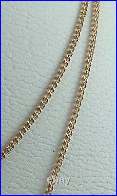 Vintage Original Soviet Rose Gold Chain 14 KT 585, Russian Gold Chain Silk