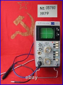 Vintage Oscilloscope S1-90 working Soviet Union Russian 1979 USSR