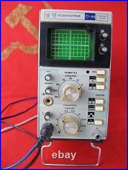 Vintage Oscilloscope S1-90 working Soviet Union Russian 1979 USSR