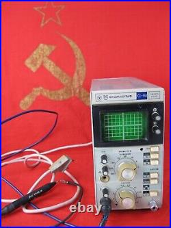 Vintage Oscilloscope S1-90 working Soviet Union Russian 1979 USSR