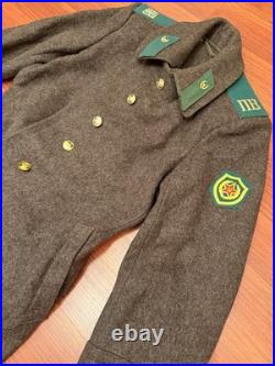 Vintage Overcoat Border Guard kgb soviet period Ussr Original