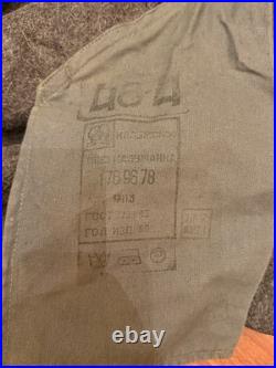 Vintage Overcoat Border Guard kgb soviet period Ussr Original