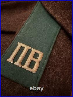 Vintage Overcoat Border Guard kgb soviet period Ussr Original