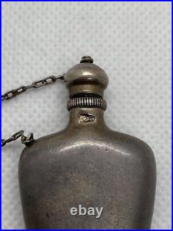 Vintage Pendant Soviet Union Sterling Silver 875 USSR Perfume Bottle 1950s