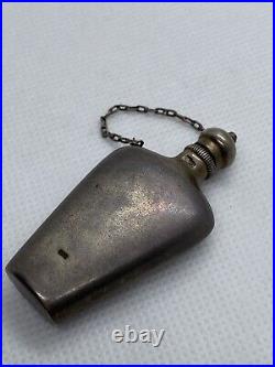 Vintage Pendant Soviet Union Sterling Silver 875 USSR Perfume Bottle 1950s