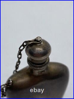 Vintage Pendant Soviet Union Sterling Silver 875 USSR Perfume Bottle 1950s