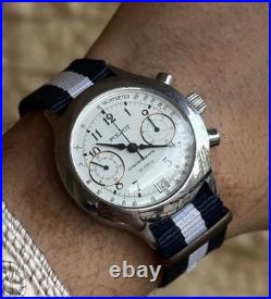 Vintage Poljot Chronograph Watch Ussr Soviet Union 23j Manual wind Men's 36mm