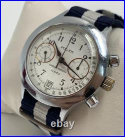 Vintage Poljot Chronograph Watch Ussr Soviet Union 23j Manual wind Men's 36mm