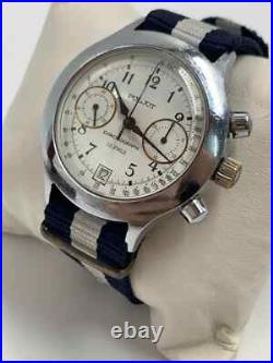 Vintage Poljot Chronograph Watch Ussr Soviet Union 23j Manual wind Men's 36mm