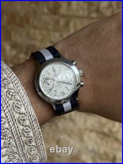 Vintage Poljot Chronograph Watch Ussr Soviet Union 23j Manual wind Men's 36mm