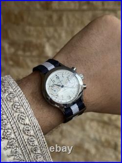 Vintage Poljot Chronograph Watch Ussr Soviet Union 23j Manual wind Men's 36mm