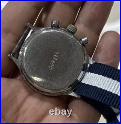 Vintage Poljot Chronograph Watch Ussr Soviet Union 23j Manual wind Men's 36mm