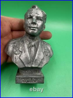 Vintage Rare Bust/Statue USSR Soviet Union 1st Cosmonaut Yuri Gagarin Russian
