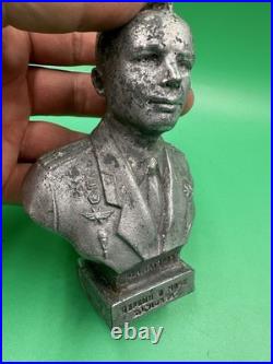 Vintage Rare Bust/Statue USSR Soviet Union 1st Cosmonaut Yuri Gagarin Russian