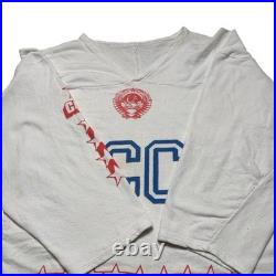 Vintage Rare CCCP #15 Khomutov Russia Hockey Soviet Union Jersey XL 80s