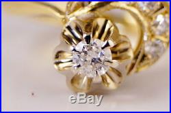 Vintage Rare Original USSR Russian GOLD RING YAKUTIA Diamond 750 18k Size 7.5
