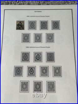 Vintage Russia USSR Stamp Collection 2590+ Stamps 1865-1975 Mint & Used
