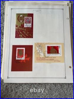 Vintage Russia USSR Stamp Collection 2590+ Stamps 1865-1975 Mint & Used