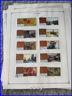 Vintage Russia USSR Stamp Collection 2590+ Stamps 1865-1975 Mint & Used