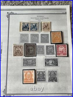 Vintage Russia USSR Stamp Collection 2590+ Stamps 1865-1975 Mint & Used
