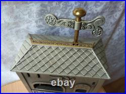 Vintage Russian Soviet Union USSR Valdai Bells Bronze Cigarette case House
