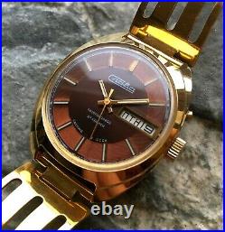 Vintage SLAVA Automatic cal. 2427 old USSR 70s wrist watch 27 Jewels