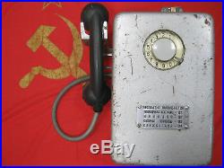 Vintage STREET payphone PHONE 1984 PAST CENTURY Soviet Union USSR Russia