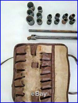 Vintage Set Socket wrench metric Soviet Union Ussr