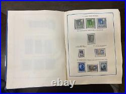 Vintage Soviet Postage Stamp Album SPACE COSMOS USED STAMPS USSR