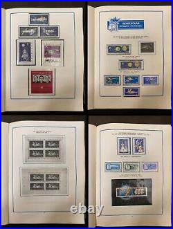 Vintage Soviet Postage Stamp Album SPACE COSMOS USED STAMPS USSR