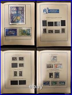 Vintage Soviet Postage Stamp Album SPACE COSMOS USED STAMPS USSR