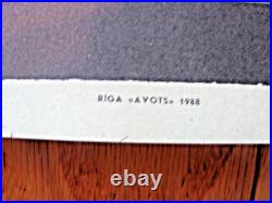 Vintage Soviet Russian Poster, 1988 very rare, 100% original RARE