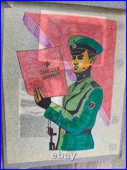 Vintage Soviet USSR & Czechoslovakian Military Service Album 1982-1984 Memory